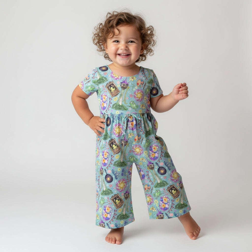 Tangled - Wide Leg Romper