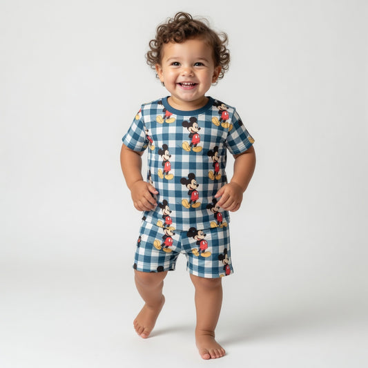 Gingham Mouse - Shorts